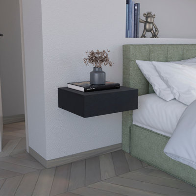 Angelissa 40cm W Manufactured Wood Bedside Table