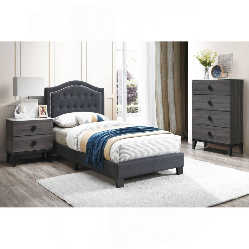 Mobilier de chambre à coucher 1pc, Lit simple