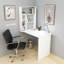Computer Desk with Shelves Wall Mountable Lindzy-68938380