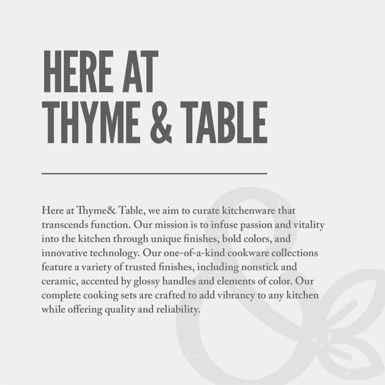  Thyme & Table 12-Piece Nonstick Ceramic Cookware Set