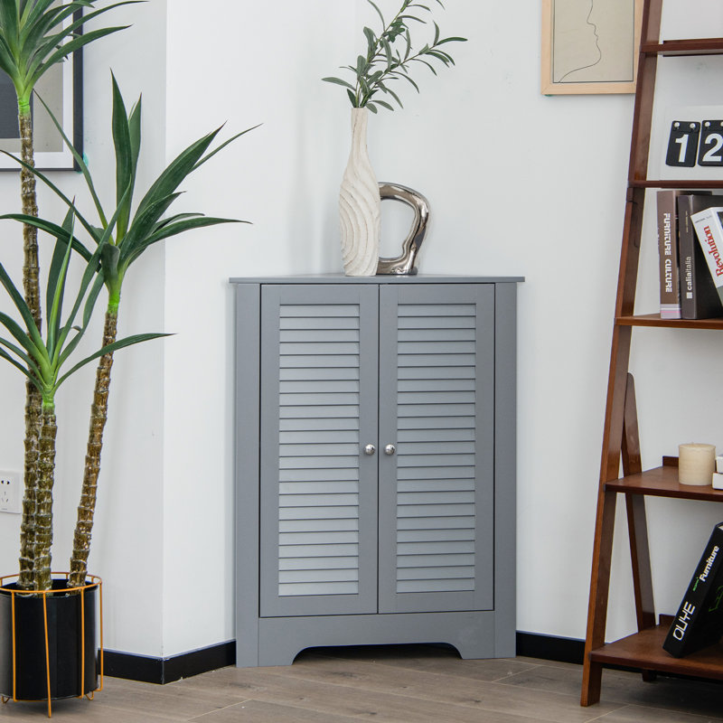 Freestanding Bathroom Cabinet, Grey