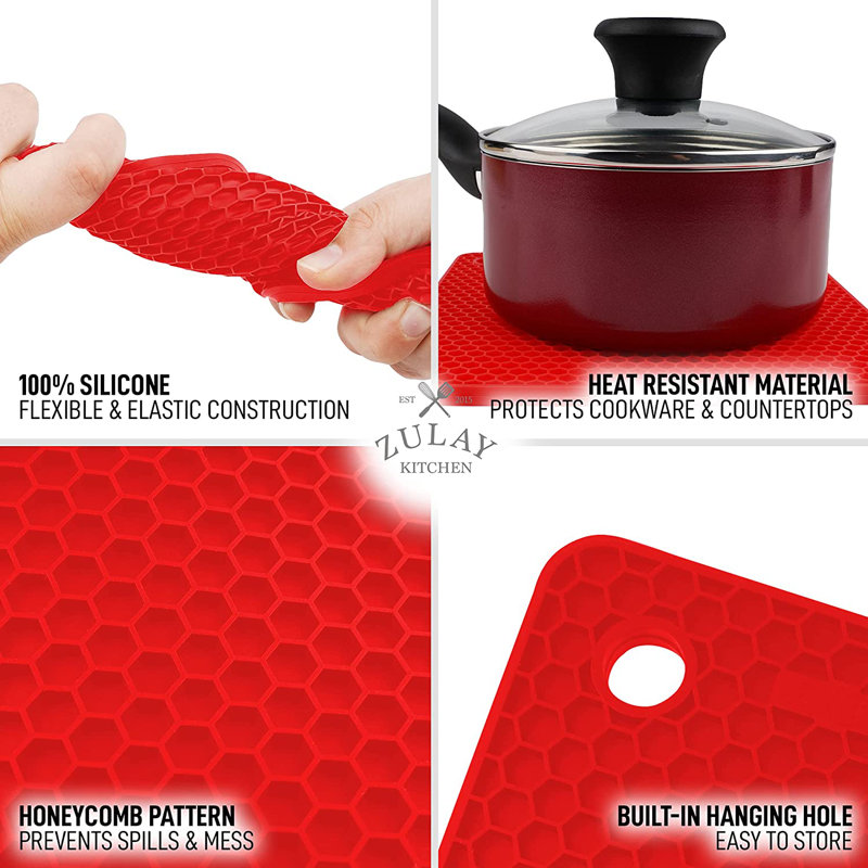Ensemble de 4 sous-tapis en silicone Zulay Kitchen