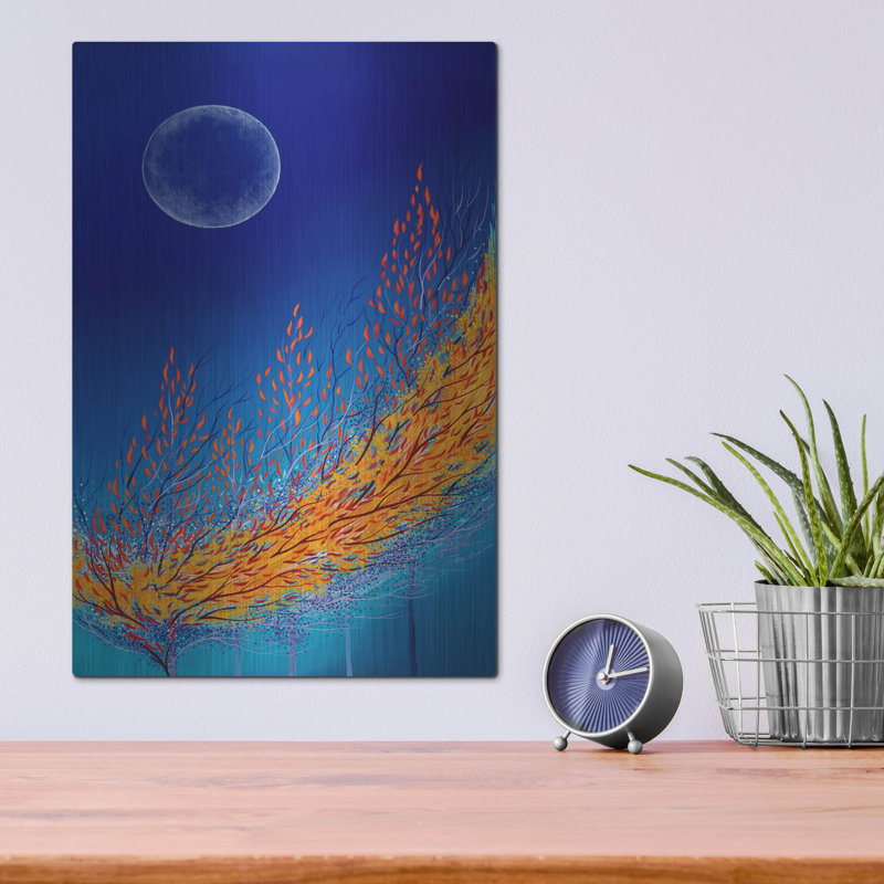  «A Warm Feeling» par Olga Dorenko, art mural en métal, 12 po x 16 po, H 16 po x l 12 po