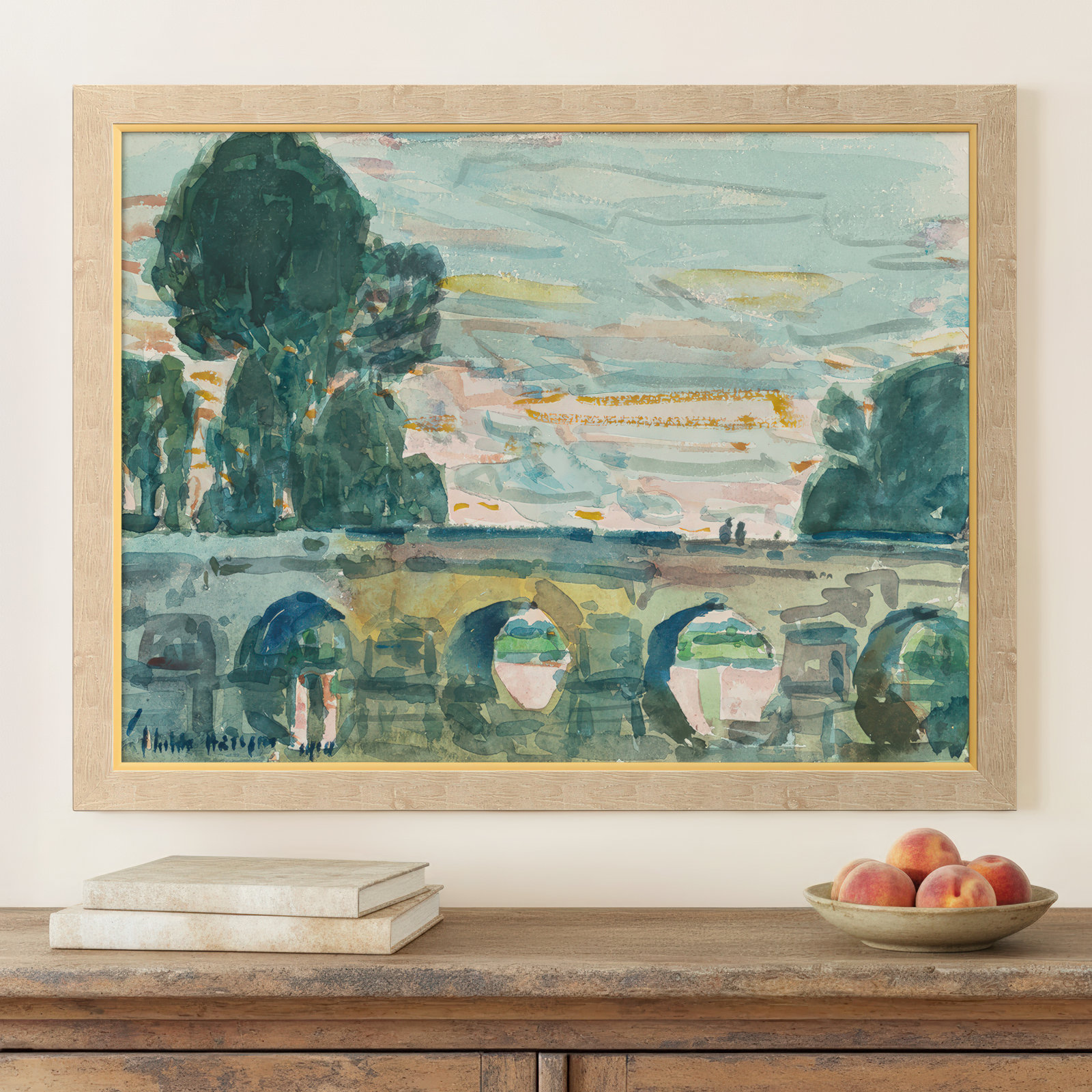The Bridge at Grez Painting