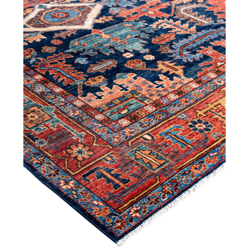 Serapi One-of-a-Kind 8' 0" X 9' 10" Hand Knotted Area Rug