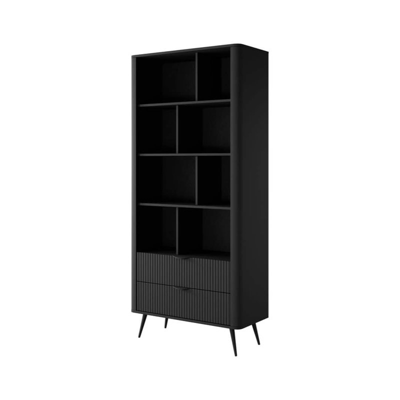 Lante 194cm H x 88cm W Bookcase, Black