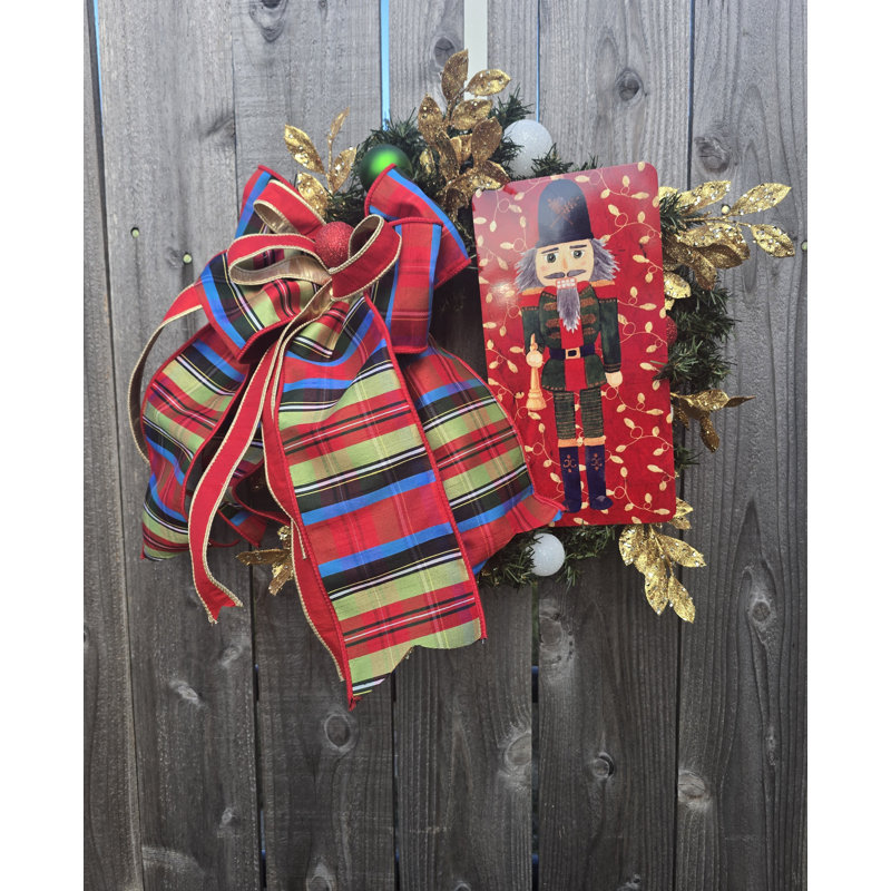Nutcracker Christmas Wreath