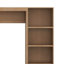Grand lit escamotable en bois avec tablettes et armoires de rangement