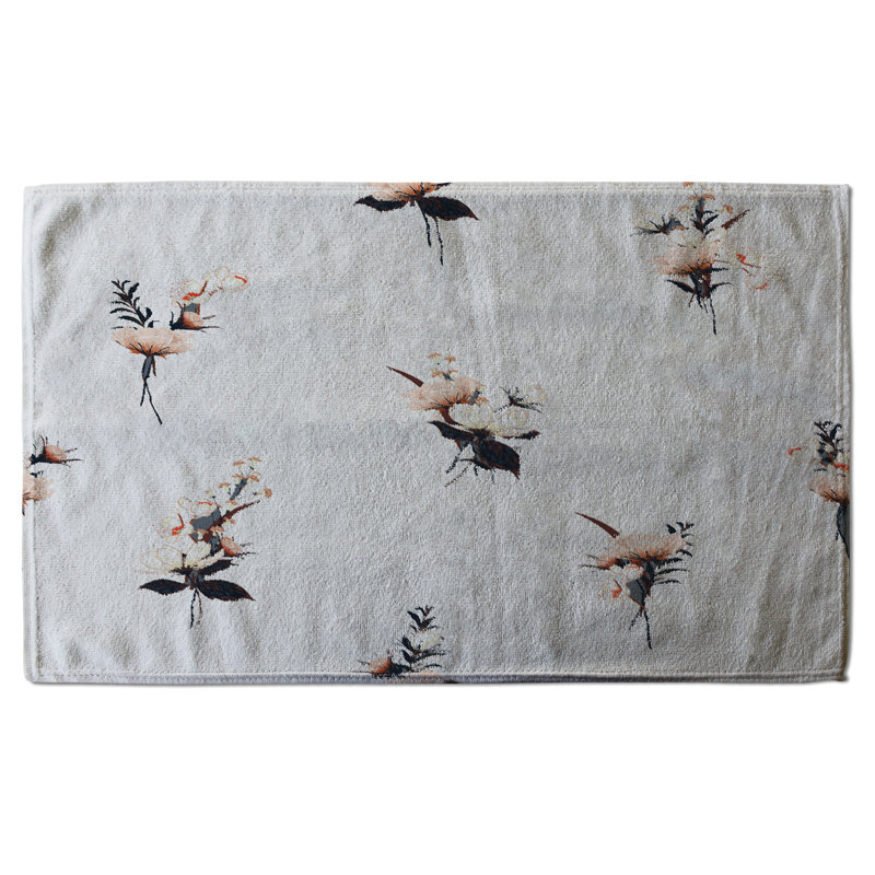 Cotton Floral Waffle Kitchen Towel