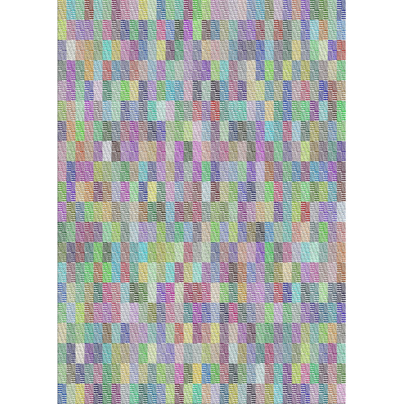 Tapis rose en laine touffeté à la main Jaynes