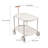 25.4'' H x 16.5'' W 2-tier Utility Cart with Wheels-98973281