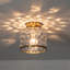 Plafonnier semi-encastré 1 lumière Alixandra-385326782