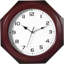 Horloge murale moderne en bois