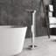 Robinet de baignoire autoportant à poignée simple avec inverseur-108936117