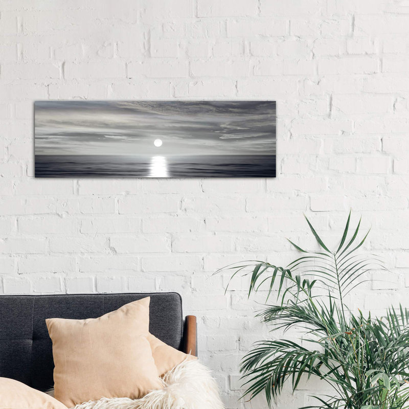 Sunlit Horizon I by Maggie Olsen - Wrapped Canvas Panoramic Print, 30.48 cm H x 91.44 cm W x 1.91 cm D