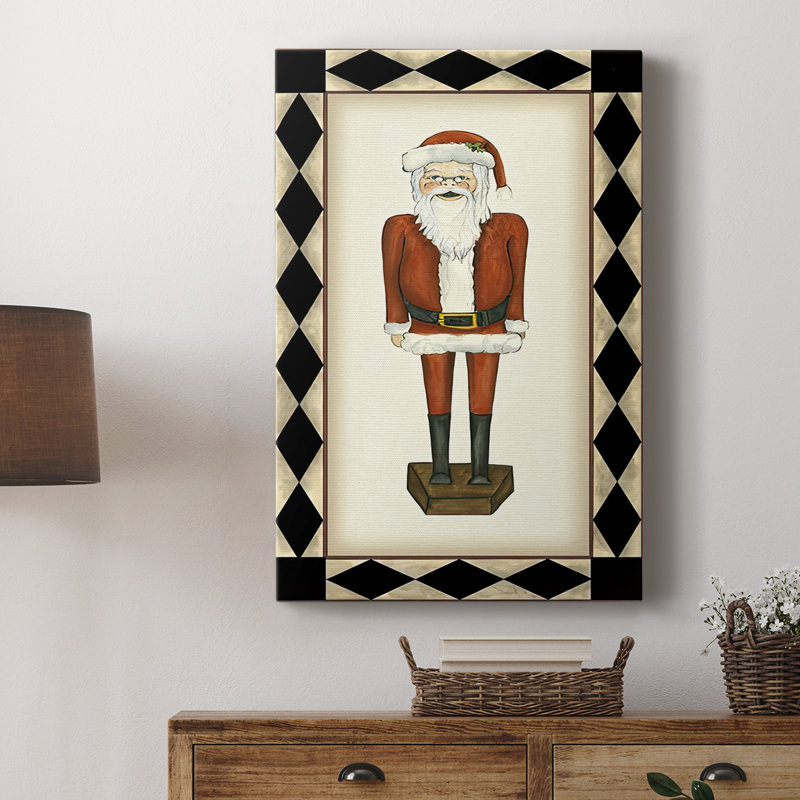 Jolly Santa - galerie Cavas sur mesure, H 36 po x l 24 po