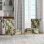 Chaise d'appoint blanche rembourrée Cottage