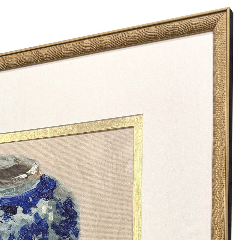 Citron chinoiserie, art encadré