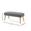 Repose-pieds rectangulaire avec repose-pieds