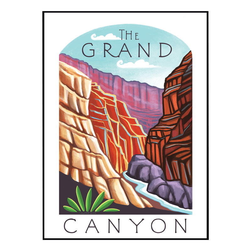 Le Grand Canyon par Elizabeth Tyndall, H 36 po x l 24 po