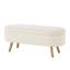 Banc de rangement avec repose-pieds ovale Luxury-625288329-625288330
