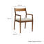 Ensemble de 2 chaises de salle à manger en tissu Solara-105770583-105770582