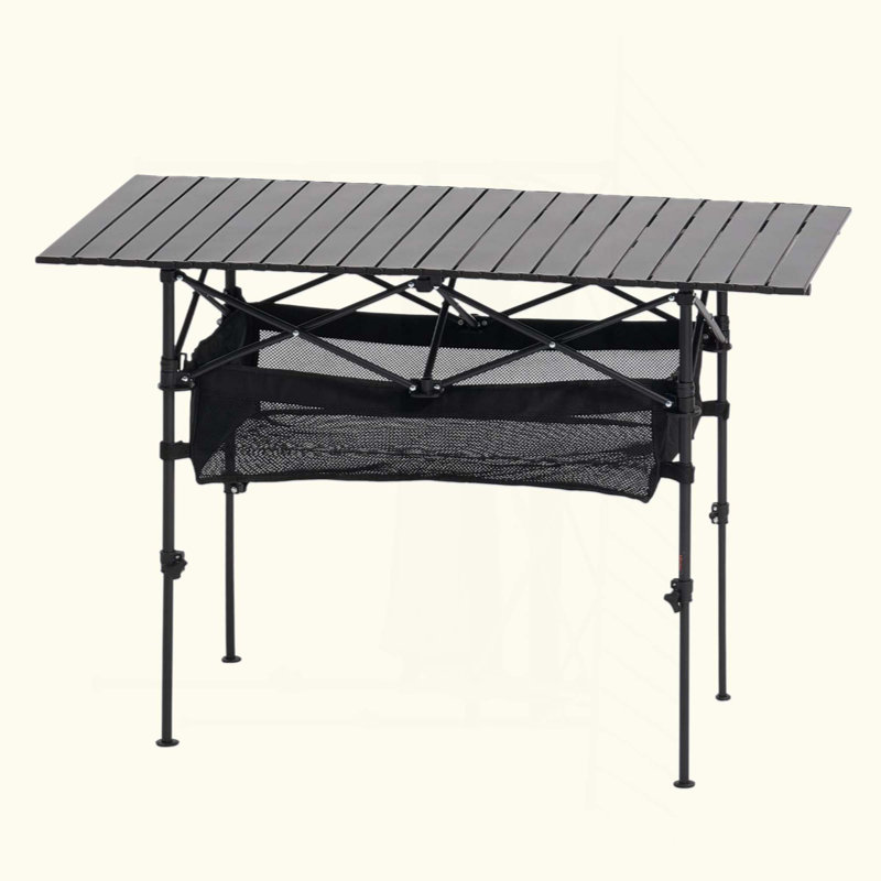 Table de camping pliante en aluminium