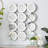 Solid Wood Circle Wall Mirror