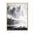 Toile naturelle avec cadre flottant