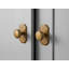 1.2" Diameter Circle Knob With Backplate-G031-130732105