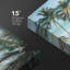 Bord de mer bord de mer effet palmier tropical ciel numérique moderne Art déco floral-101090327-101090328