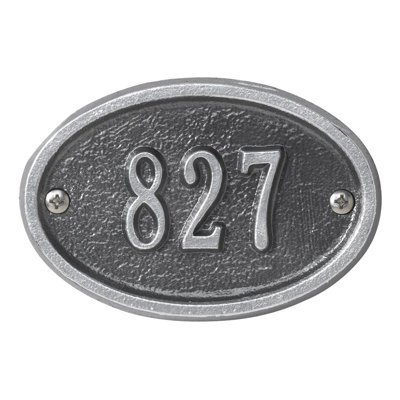 Plaque d'adresse murale 1 ligne
