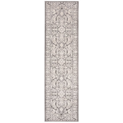 Tapis oriental gris foncé / crème Calidia