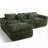 Kelvera 108-Inch Modern Sectional Sofa with High-Density Foam and Interchangeable Chaise Options-123817799