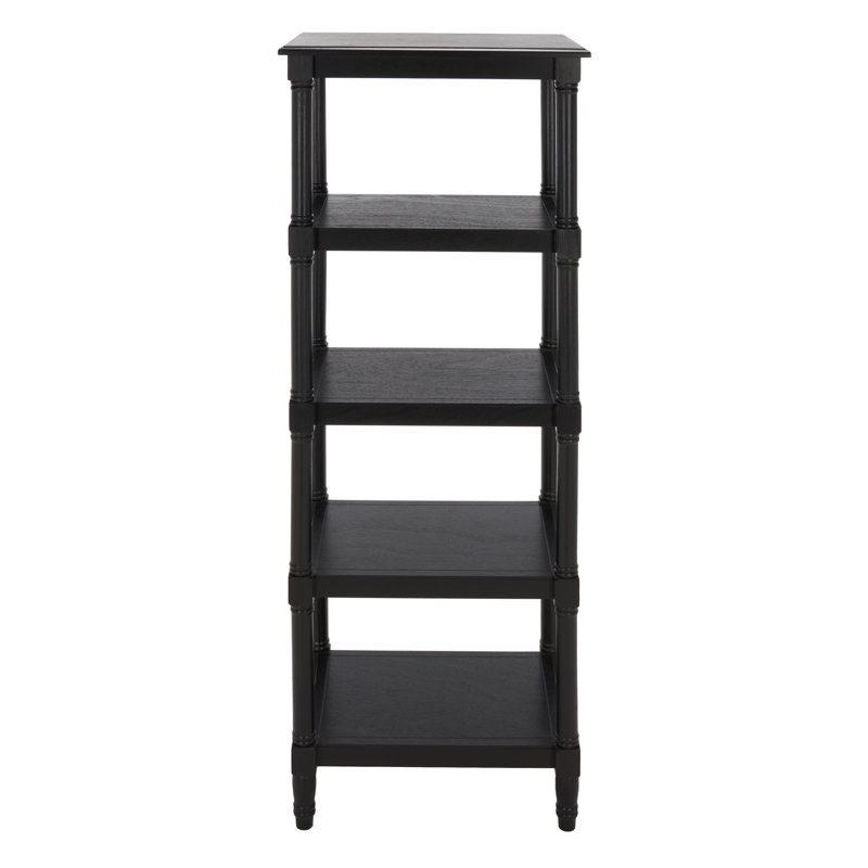 Bibliothèque standard 19,75 "Essense, Noir, (5 tablettes) H 53,5 po x l 19,75 po x P 15,1 po