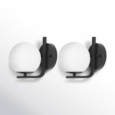 Dalfon Single Light Glass Dimmable Armed Sconce