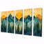 «Alaska Forest Echoes In Th Summit II», art mural forêt - ensemble d'art mural traditionnel-1760675663-1760675660