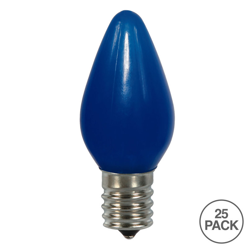 Ampoules de rechange Vickerman C7 à DEL en céramique, paquet de 25, Bleu, 0.09