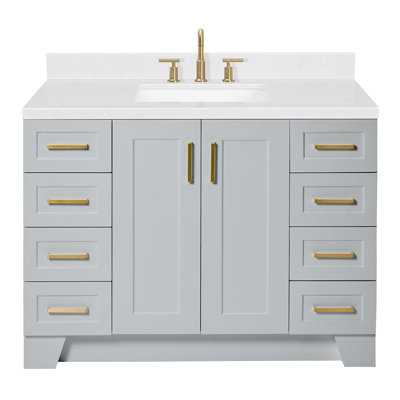 Freitas 48'' Solid Wood Single Bathroom Vanity