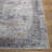 Owings Machine Washable Abstract Dark Blue/Medium Brown Area Rug-919975705