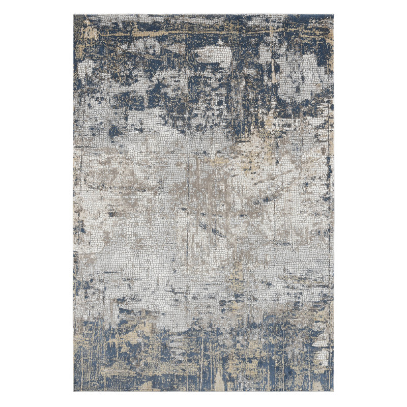 Brazell Abstract Indoor Rug, Rectangle 5'3" x 7'6"
