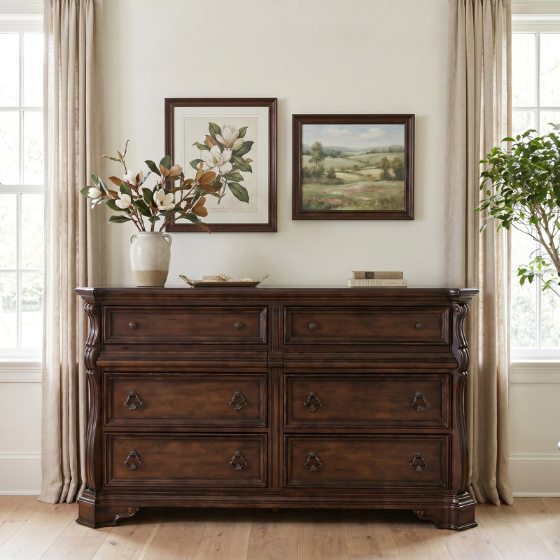 Ashyla 6 Drawer 68'' W Double Dresser
