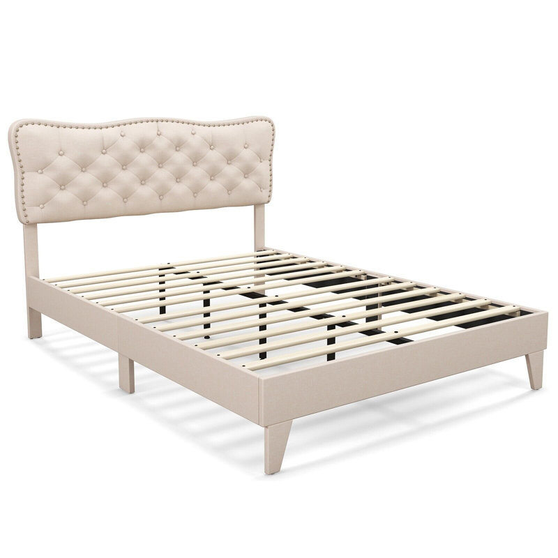 Upholstered Bed, European Double (150 x 197 cm)