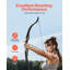 Recurve Bow and Arrows Kit, 60 inch Wooden Takedown Bows, Right Handed Ergonomic Archery Recurve Bow Package, Longbow for Outdoor Target Training Practice Hunting, Beginners to Advanced, 35 lbs