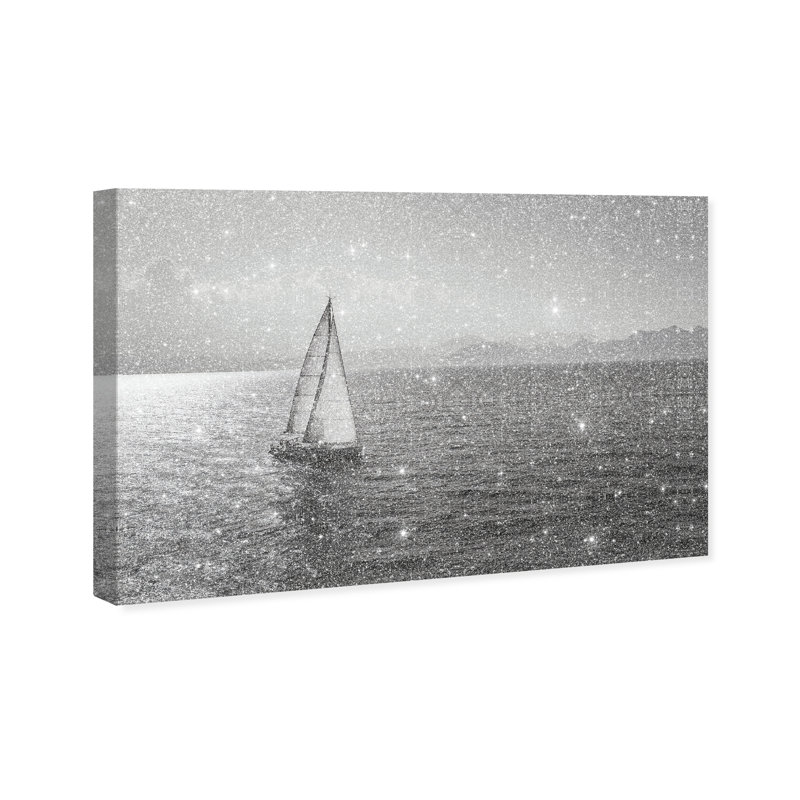 Edge Of Silence Print by Oliver Gal, 10"H x 15"W, Gallery Wrapped