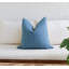 Ensemble de 2 coussins texturés bleu océan