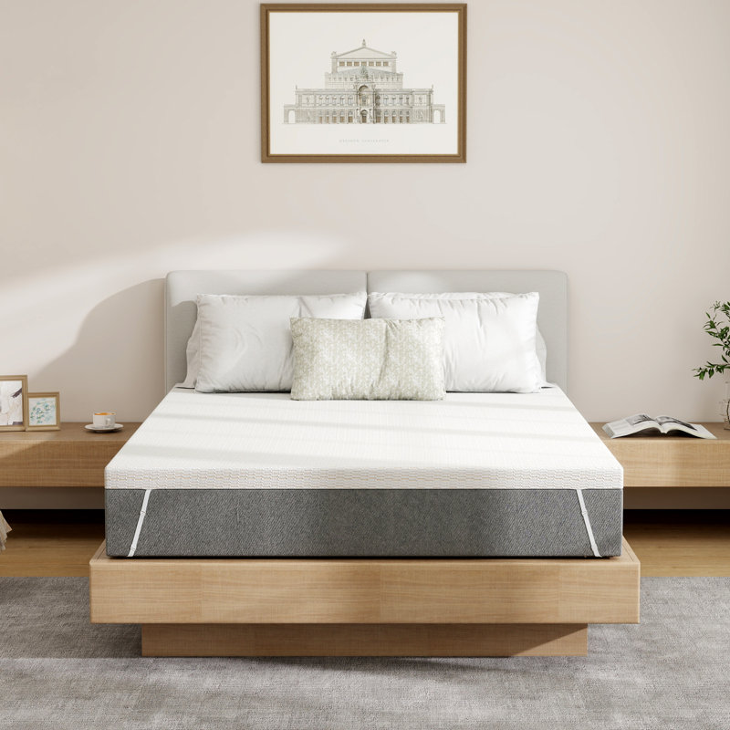 3" Firm Single-Layer Foam Thin Mattress With Adjustable Anti-Slip Straps, Zip-Off Washable Cover, Certipur-US Certified, Full