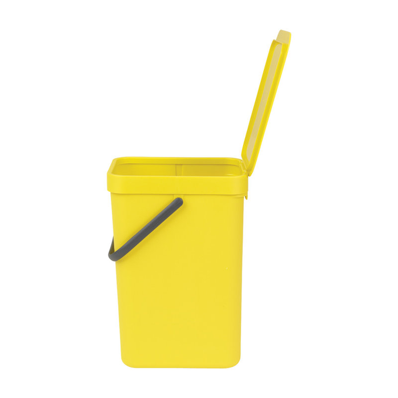Brabantia Sort & Go 40 Litre Rubbish Bin, Soft Beige, 12 L
