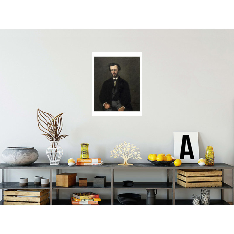 Antony Valabregue, Paul Cézanne, estampe numérique, H 28 po x l 22 po