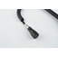 Robinet de cuisine rétractable à poignée simple noir mat-120925548
